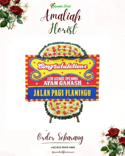 Bunga Papan Congratulation di Kasri